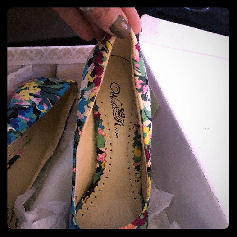 Open Toe Heel Size 8.5 Wide Worn once